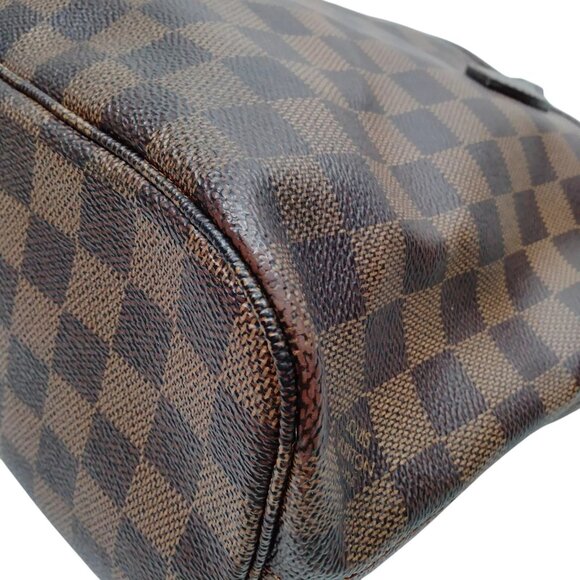 187642BJ (X6) Louis Vuitton Tote Bag Neverfull PM Brown Damier - Picture 5 of 9